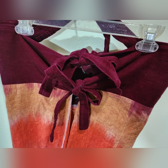 Patchwork Lotus Festy Tie-back Tank Top - Picture 3 of 4